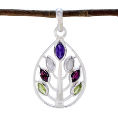 Agnes Multicolor Gemstone Pendant for Every Occasion Multi Stone multicolor Multicolor