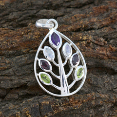 Agnes Multicolor Gemstone Pendant for Every Occasion
