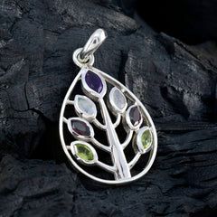 Agnes Multicolor Gemstone Pendant for Every Occasion