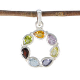 Katharina Multicolor Gemstone Pendant - Vibrant Jewelry Multi Stone multicolor Multicolor