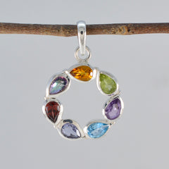 Kennedy Multicolor Gemstone Pendant for Every Occasion