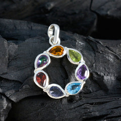 Kennedy Multicolor Gemstone Pendant for Every Occasion