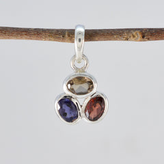 Ji-eun Multicolor Gemstone Pendant for Everyday Glam