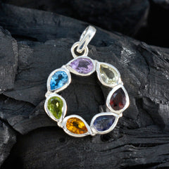 Ines Multicolor Gemstone Pendant for Every Occasion