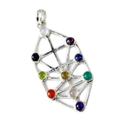 Nova Multicolor Gemstone Pendant for Everyday Glam