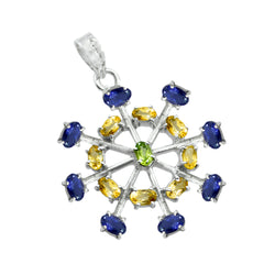 Isadora Multicolor Gemstone Pendant for Every Occasion