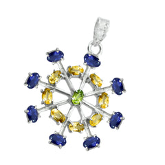 Isadora Multicolor Gemstone Pendant for Every Occasion