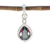 Ling Multicolor Gemstone Pendant for Everyday Elegance Mystic Quartz multicolor Multicolor