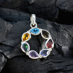 Isabelle Multicolor Gemstone Pendant for Everyday Glam