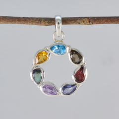 Isabelle Multicolor Gemstone Pendant for Everyday Glam