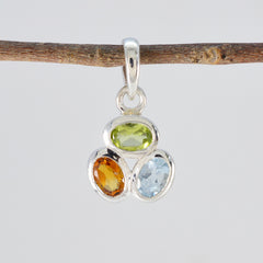 Nari Multicolor Gemstone Pendant for Everyday Glam