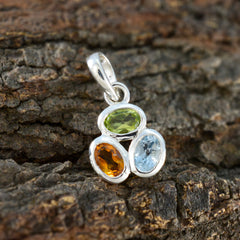 Nari Multicolor Gemstone Pendant for Everyday Glam