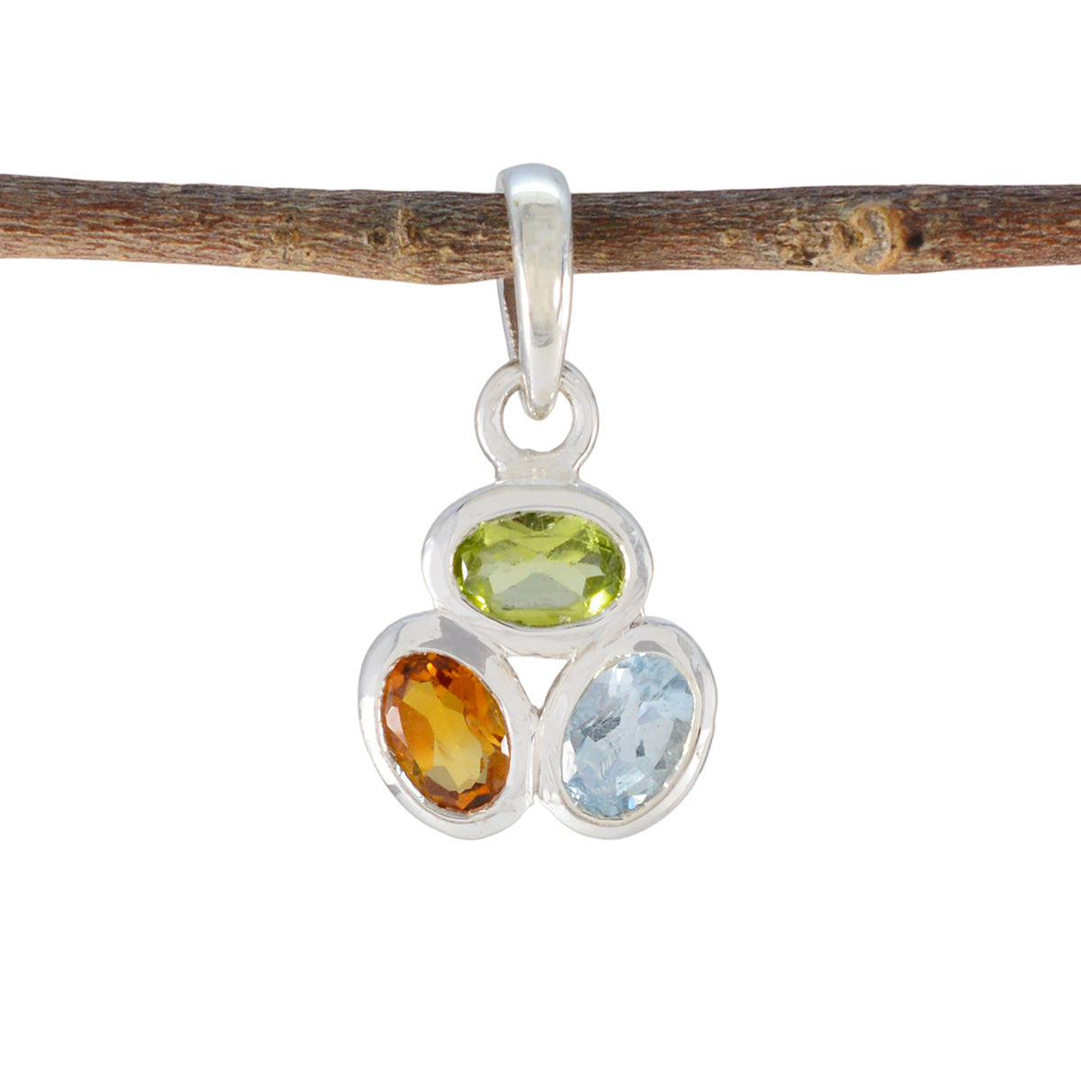 Nari Multicolor Gemstone Pendant for Everyday Glam Multi Stone multicolor Multicolor