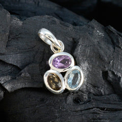 Ling Multicolor Gemstone Pendant for Every Occasion