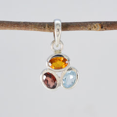 Yan Multicolor Gemstone Pendant for Fashion Jewelry