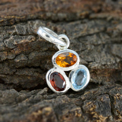 Yan Multicolor Gemstone Pendant for Fashion Jewelry