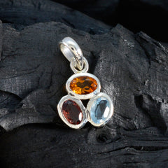 Yan Multicolor Gemstone Pendant for Fashion Jewelry