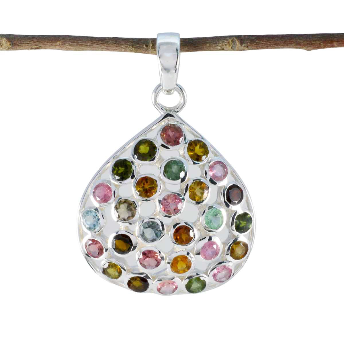Lourdes multicolor propsel Statement Pendant Tourmaline multicolor Multicolor
