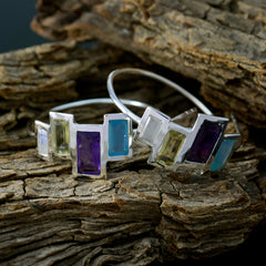 Constanza Multicolor Gemstone Stud Earrings for Every Occasion