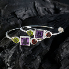 Hye-jin Multicolor Gemstone Stud Earrings for Glam