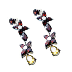 Naomi Multicolor Gemstone Stud Earrings for Glam Look