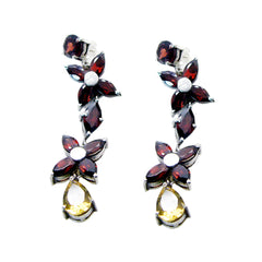 Naomi Multicolor Gemstone Stud Earrings for Glam Look Multi multicolor Stud