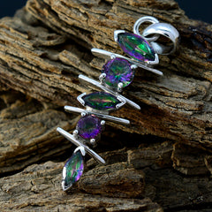 Cecilia Multicolor Heart Pendant - Colorful Gemstone Charm