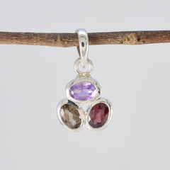 Naomi Multicolor Heart Pendant - Gemstone Jewelry