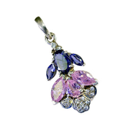 Ella Multicolor Pendant Jewelry with Gemstone Accent