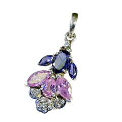 Ella Multicolor Pendant Jewelry with Gemstone Accent