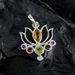Sofía Multicolor Pendant Jewelry with Gemstone Design