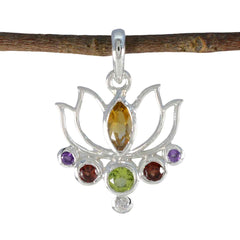 Sofía Multicolor Pendant Jewelry with Gemstone Design Multi Stone multicolor Multicolor