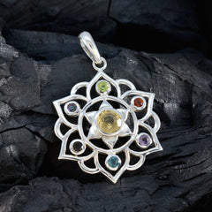 Mila Multicolor Pendant Jewelry with Gemstone Design