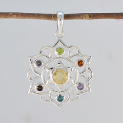 Mila Multicolor Pendant Jewelry with Gemstone Design