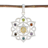 Mila Multicolor Pendant Jewelry with Gemstone Design Multi Stone multicolor Multicolor
