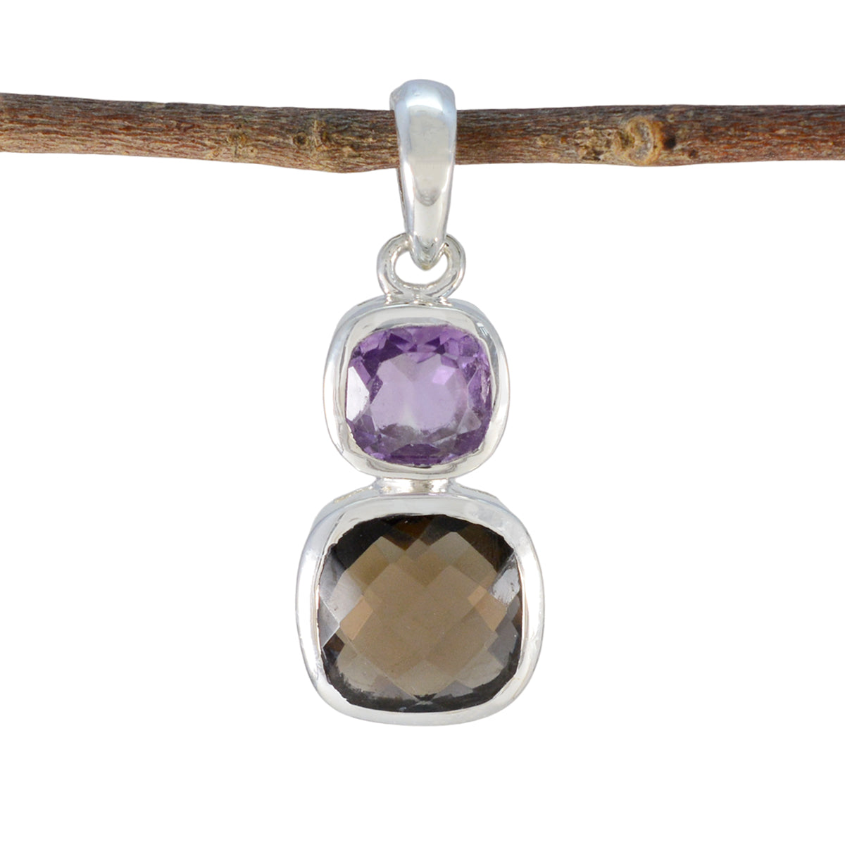 Stella Multicolor Pendant Necklace with Amethyst & Quartz Multi Stone multicolor Multicolor