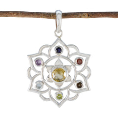 Mathilde Multicolor Rope-Wire Pendant for Chic Style Multi Stone multicolor Multicolor