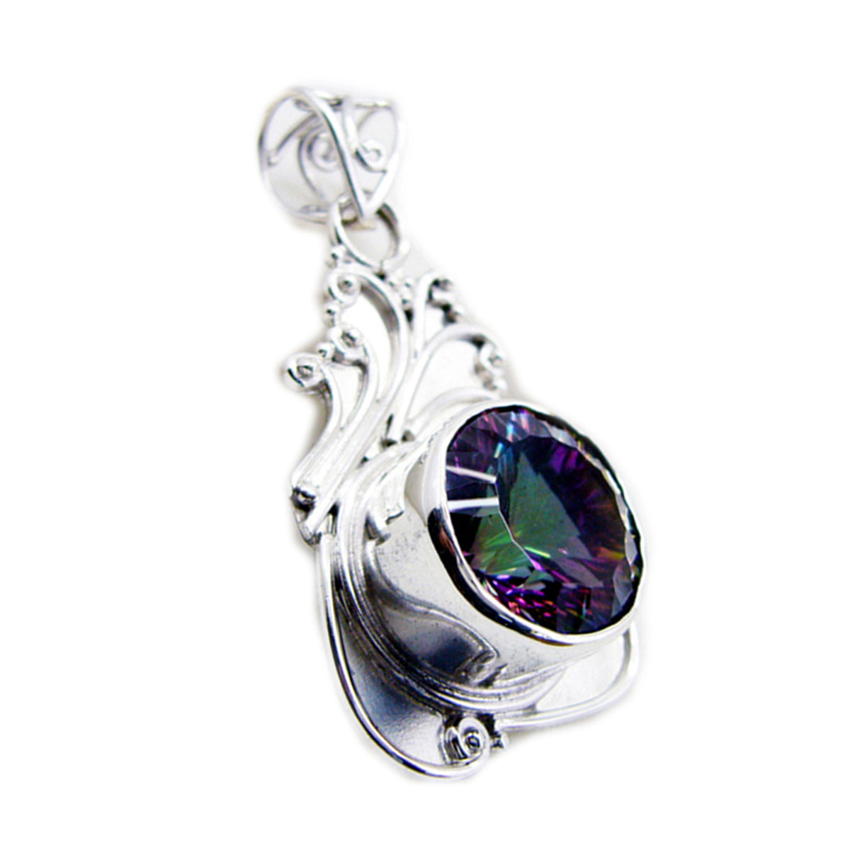 Eva multicolor Rope-Wire Statement Pendant Mystic Quartz multicolor Multicolor