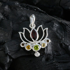 Aisha Multicolor Rope-Wire Pendant for Unique Styles Multi Stone multicolor Multicolor