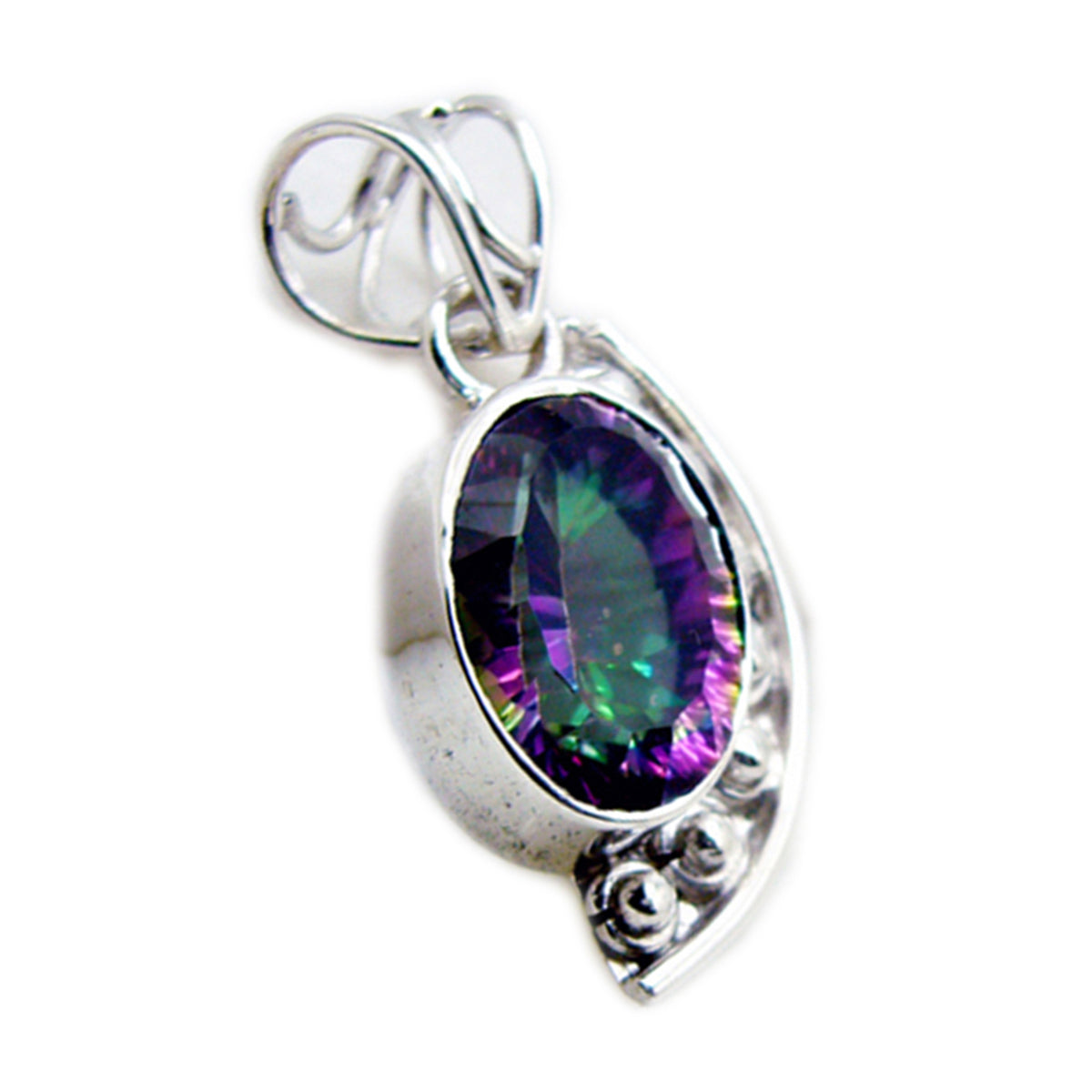 Dayana Multicolor Rope-Wire Pendant for Everyday Glam Mystic Quartz multicolor Multicolor