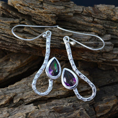 Ivana Multicolor Solitaire Dangle Earrings