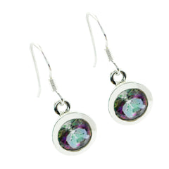 Carla Multicolor Solitaire Dangle Earrings for Glam