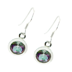 Carla Multicolor Solitaire Dangle Earrings for Glam