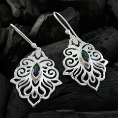 Dayana Multicolor Solitaire Dangle Earrings