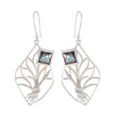 Isadora Multicolor Solitaire Dangle Earrings Mystic Quartz multicolor Dangle
