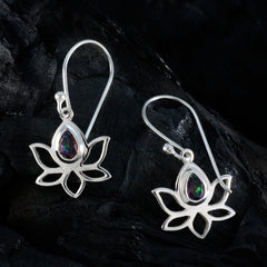 Clara Multicolor Solitaire Dangle Earrings for Glam