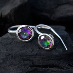 Lorena Multicolor Solitaire Dangle Earrings