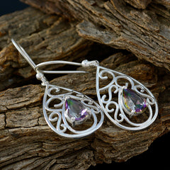 Fernanda Multicolor Solitaire Dangle Earrings