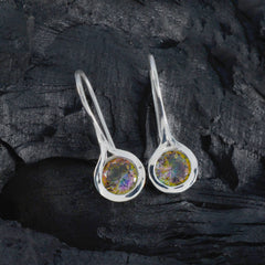 Josephine Multicolor Solitaire Earrings for Daily Glam