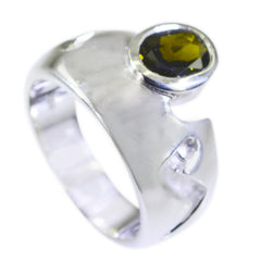 Aisha Multicolor Solitaire Ring with Silver Band